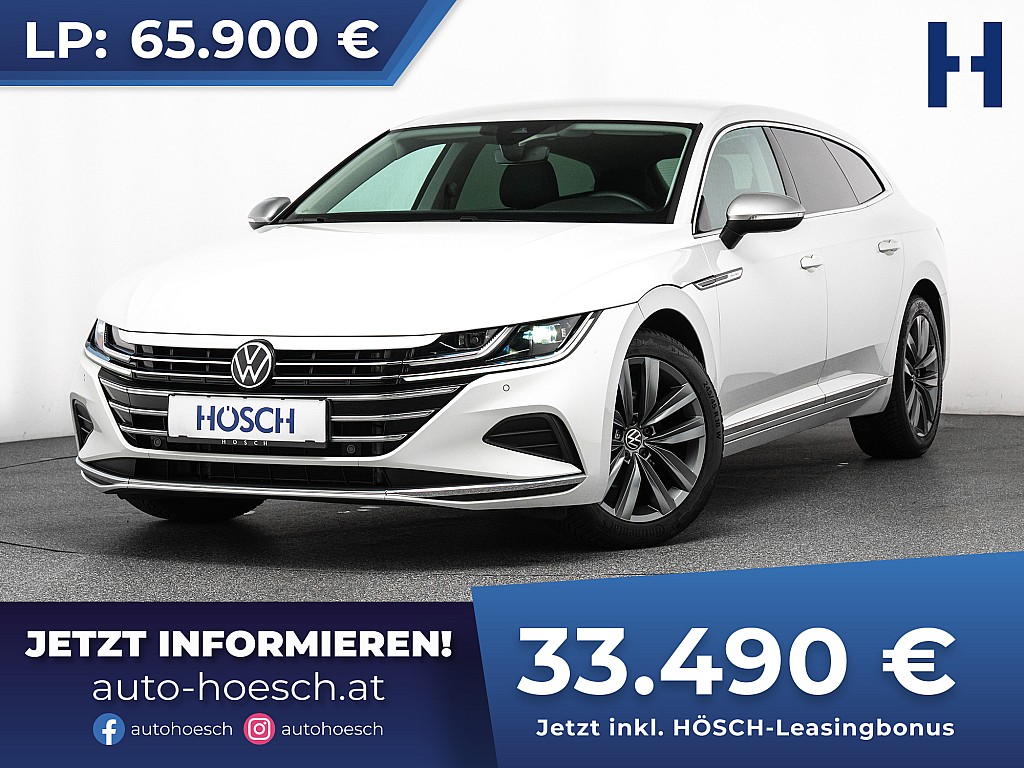 VW Arteon SB TDI Elegance AHK MASSAGE R-KAM -49% bei Autohaus Hösch GmbH in 