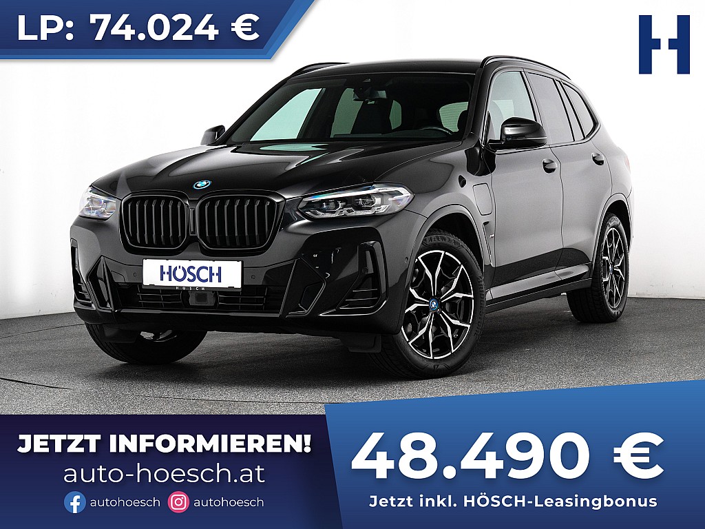 BMW X3 xDrive 30e M-Sport LEDER AHK ASSISTENZ LIVE PROF bei Autohaus Hösch GmbH in 