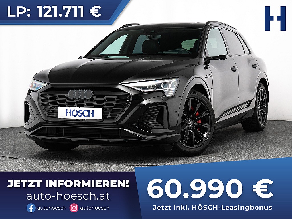 Audi Q8 e-tron 55 quattro edition S-Line VOLL -50% bei Autohaus Hösch GmbH in 