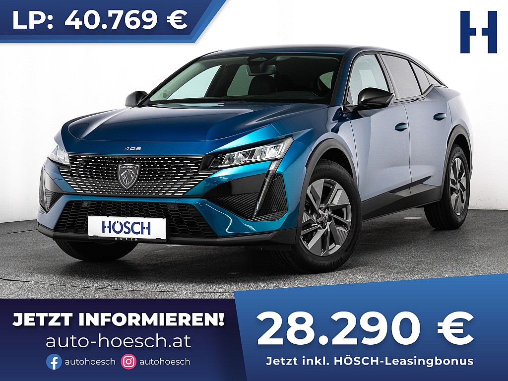 Peugeot 408 Allure Aut. WENIG KM SCHNÄPPCHEN bei Autohaus Hösch GmbH in 
