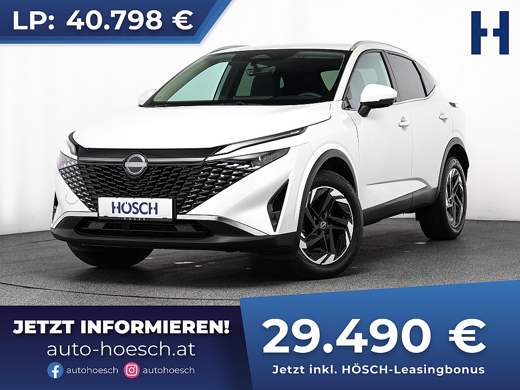 Nissan Qashqai 1.3 DIG-T N-Connecta 360° ASSISTENZ WIE NEU bei Autohaus Hösch GmbH in 