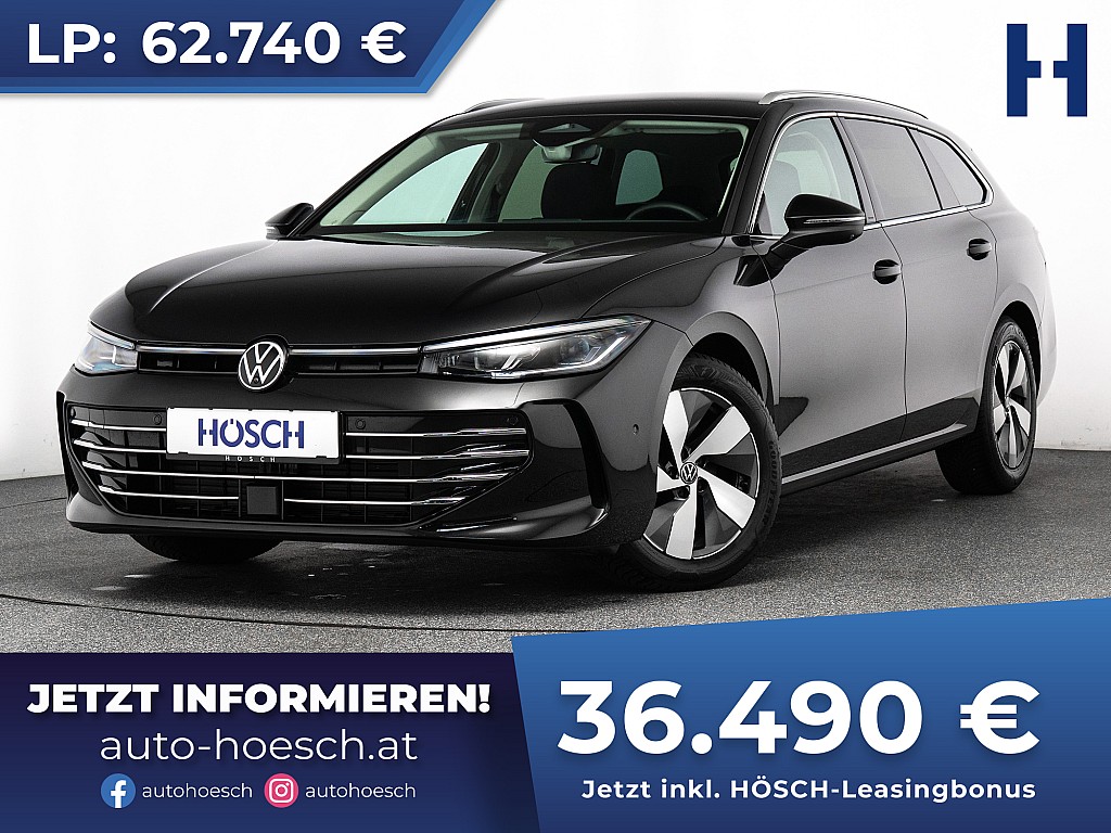 VW Passat Variant 2.0 TDI Elegance SPORT AHK -42% bei Autohaus Hösch GmbH in 