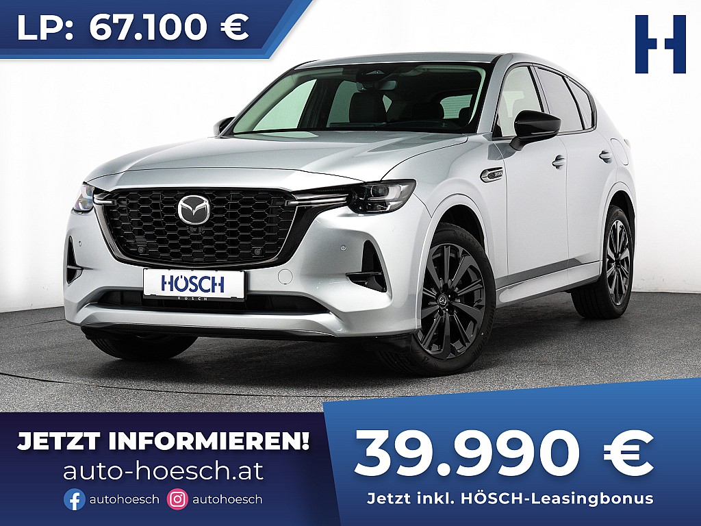 Mazda CX-60 3.3L D200 Homura+ PANO BOSE MATRIX 360° bei Autohaus Hösch GmbH in 