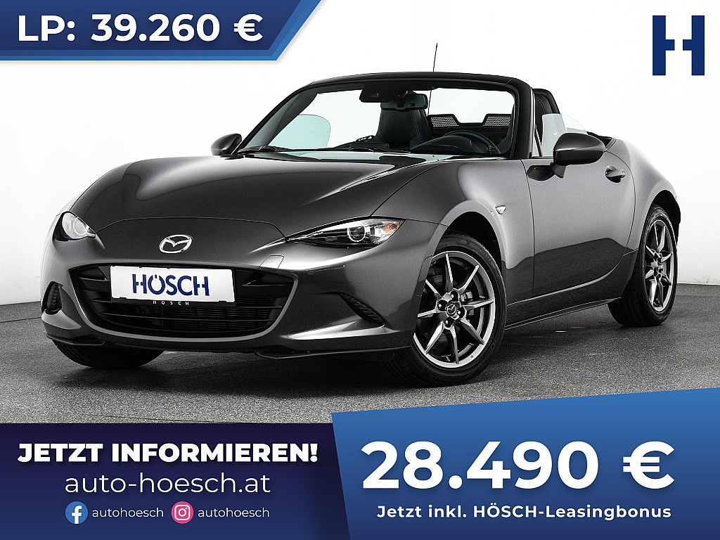 Mazda MX-5 Cabriolet Exclusive-Line WIE NEU TOP-AKTION bei Autohaus Hösch GmbH in 