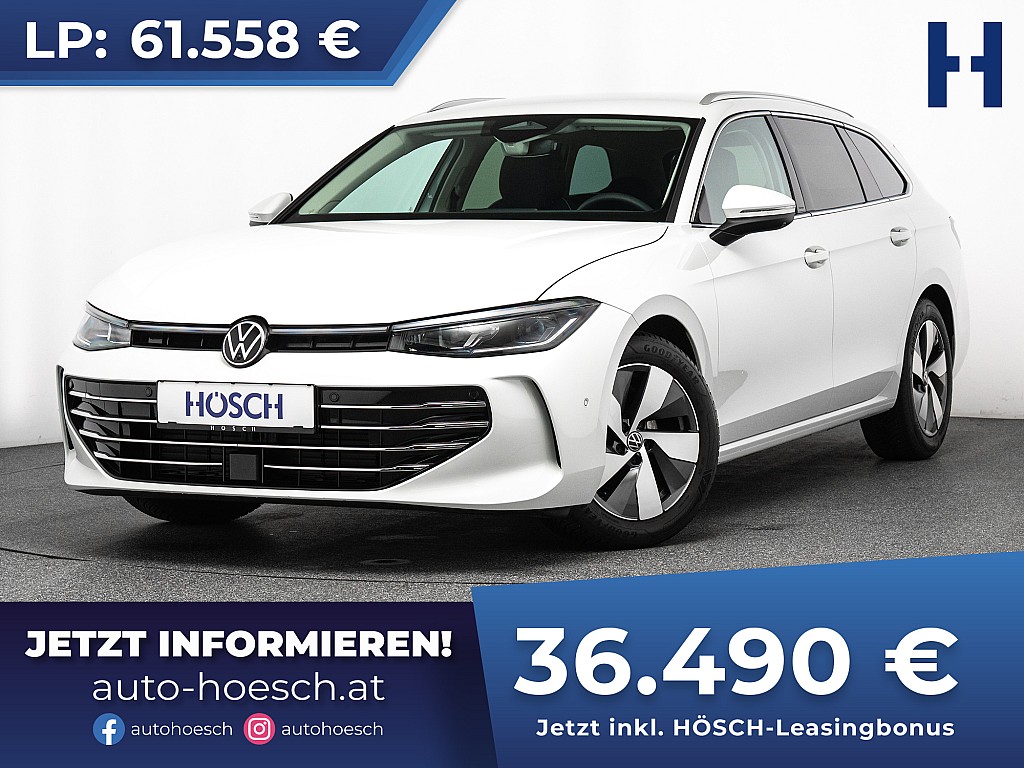 VW Passat Variant 2.0 TDI Elegance AHK SPORT ASSISTENZ bei Autohaus Hösch GmbH in 