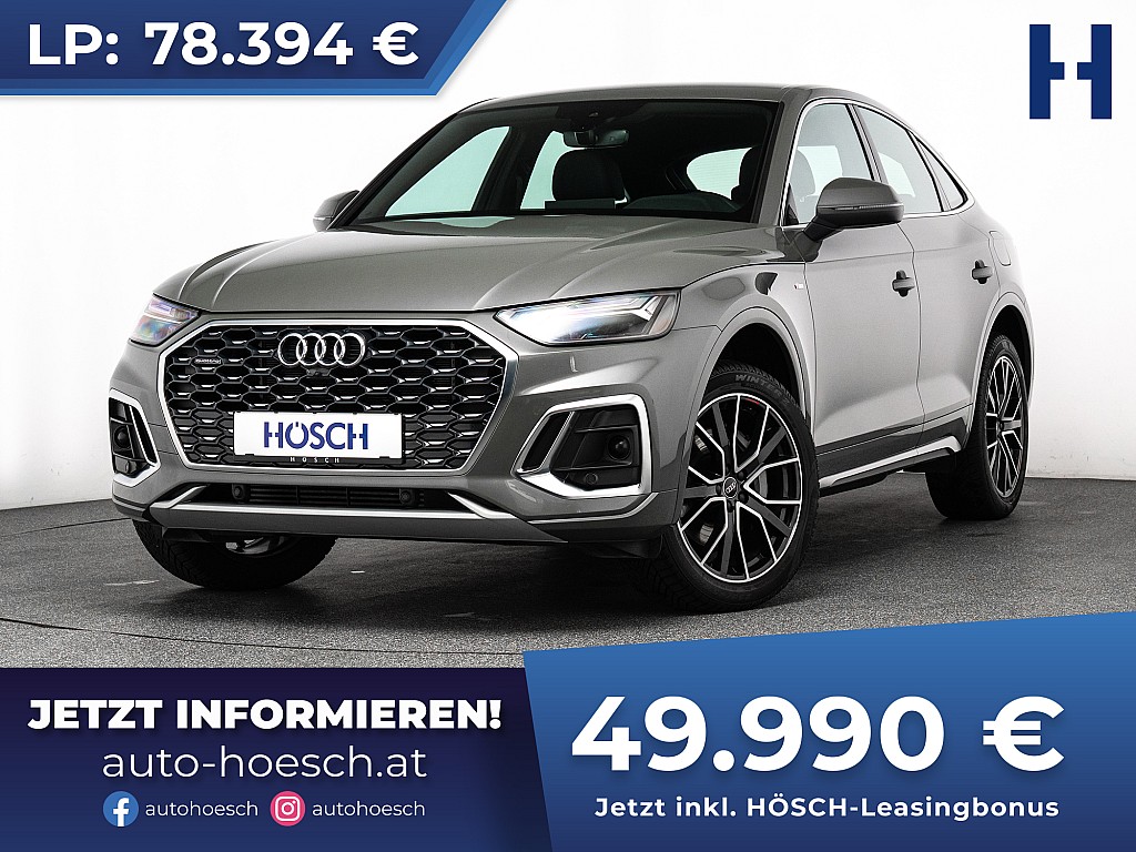 Audi Q5 SB 50 TFSI e quattro 2xS-LINE EXTRAS WENIG KM bei Autohaus Hösch GmbH in 
