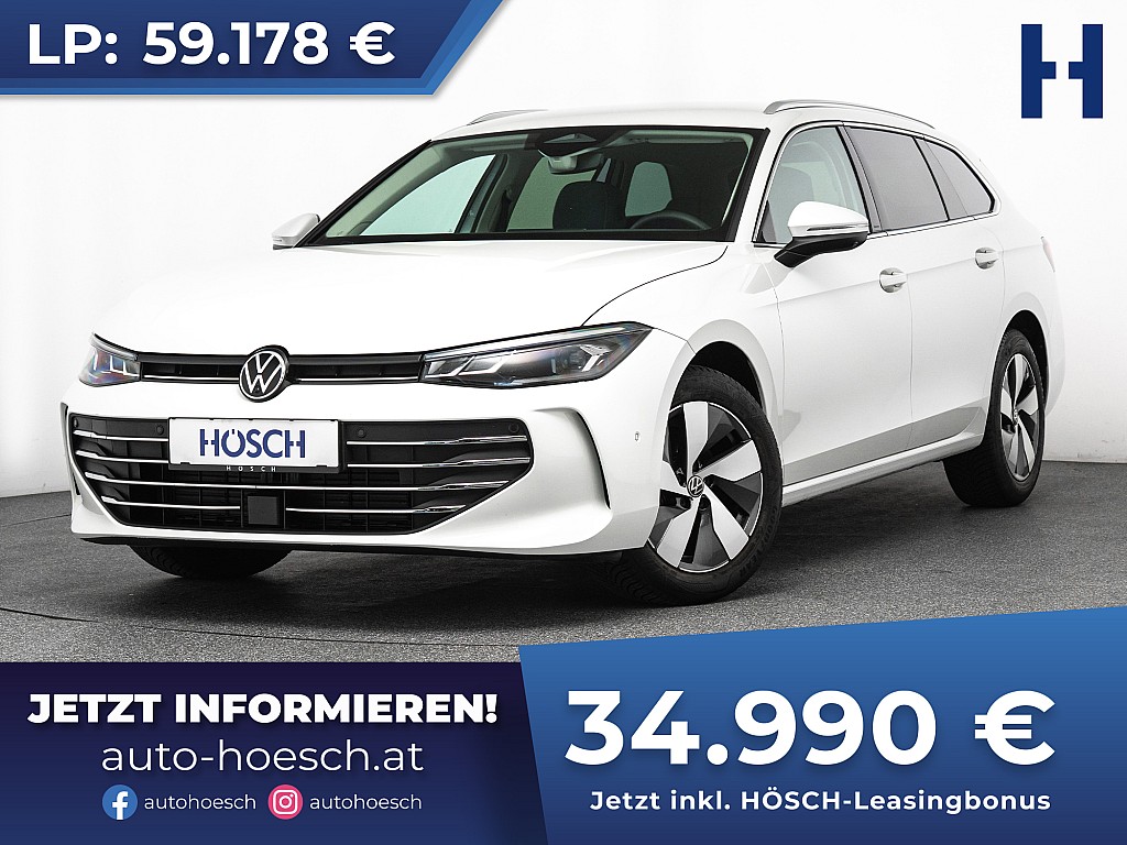 VW Passat Variant 2.0 TDI Business AHK ASSISTENZ -41% bei Autohaus Hösch GmbH in 