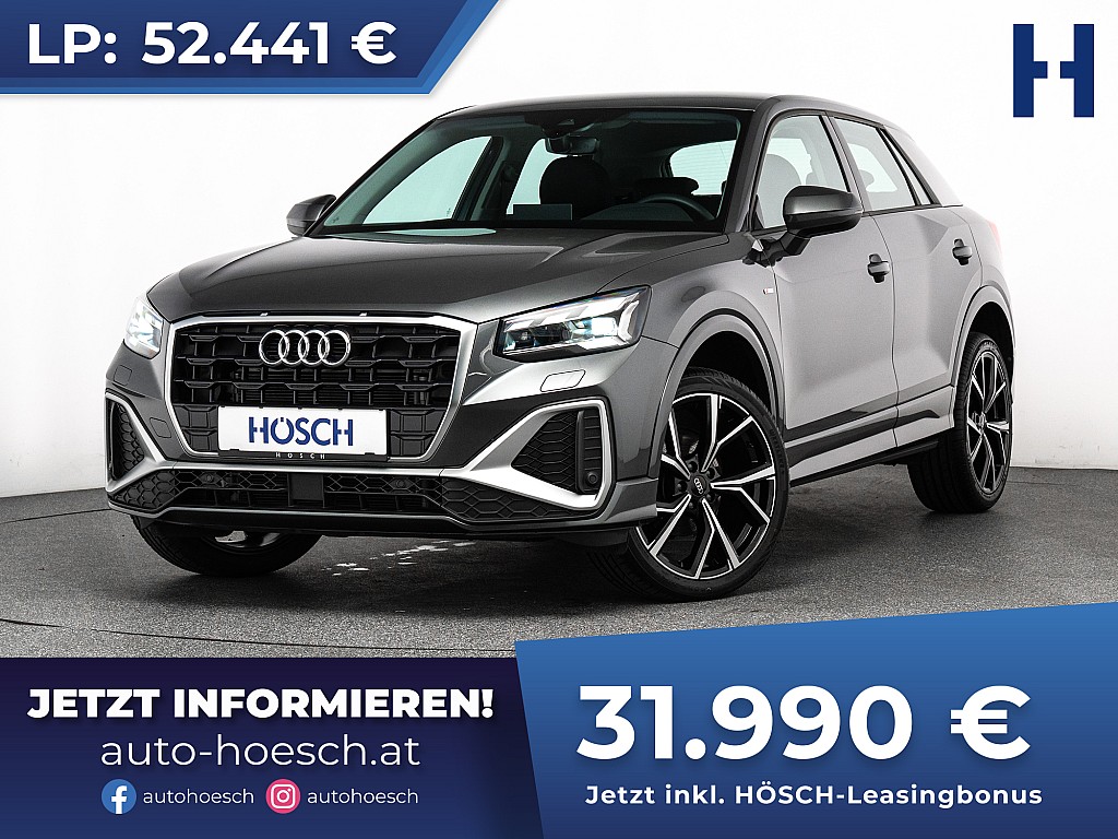 Audi Q2 35 TFSI S-Line Aut. MATRIX ASSISTENZ R-KAM bei Autohaus Hösch GmbH in 