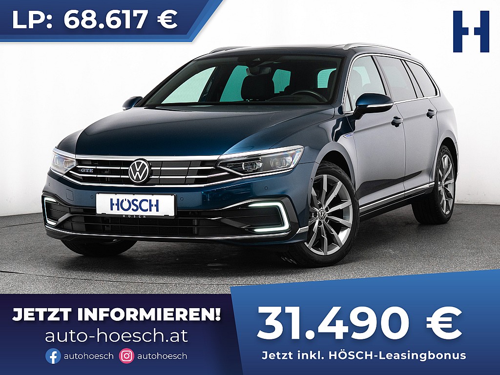 VW Passat Variant GTE PANO IQ AHK HEAD-UP -54% bei Autohaus Hösch GmbH in 