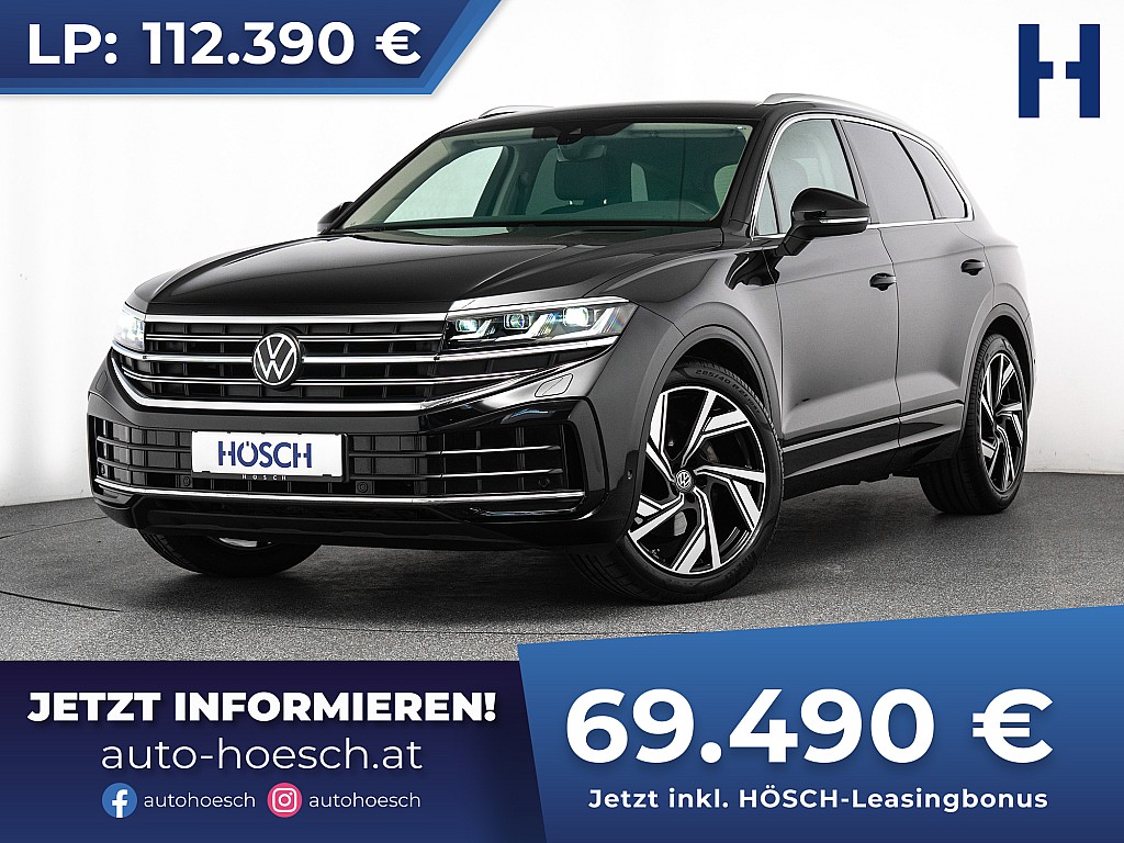 VW Touareg 3.0 TDI Elegance 4M TOP EXTRAS bei Autohaus Hösch GmbH in 
