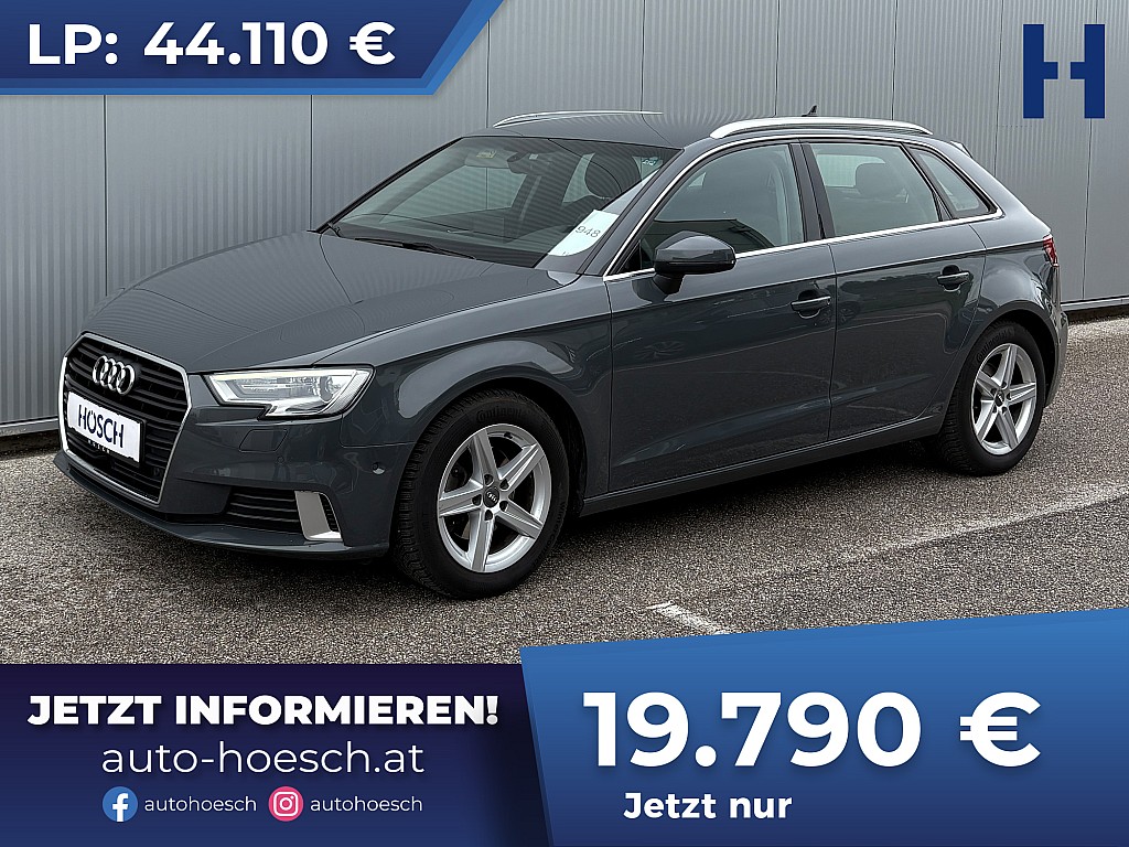 Audi A3 Sportback 35 TFSI Sport Aut. NAV AHK ACC bei Autohaus Hösch GmbH in 