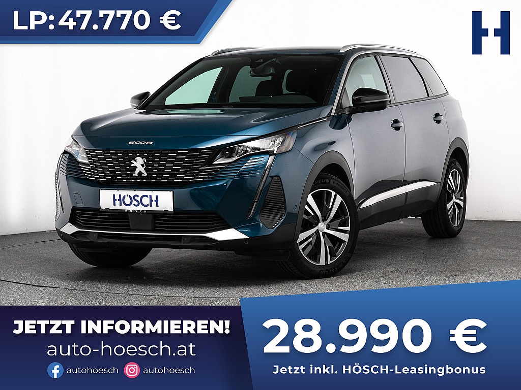 Peugeot 5008 1,2 PureTech 130 Allure 7-Sitzer TOP-PREIS bei Autohaus Hösch GmbH in 