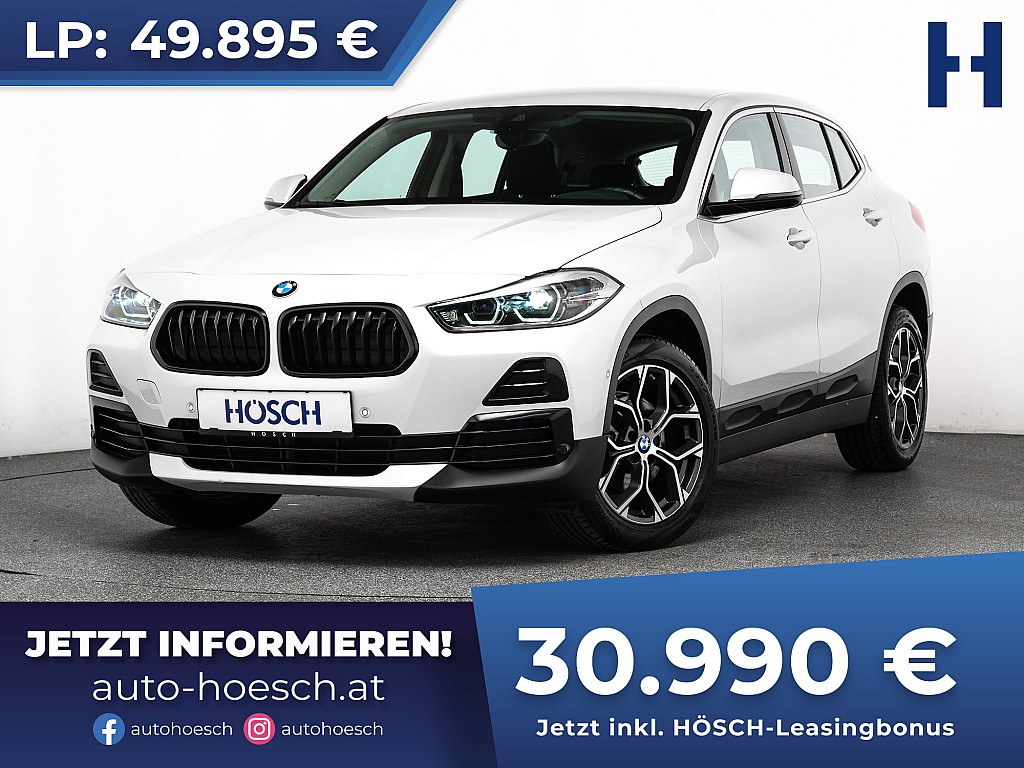 BMW X2 sDrive 18i Advantage Aut. NAVI KAMERA 18 ZOLL bei Autohaus Hösch GmbH in 