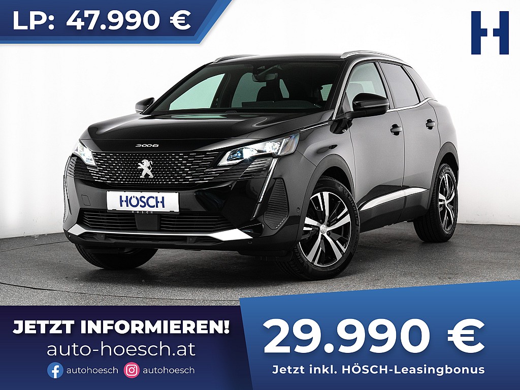Peugeot 3008 SUV PureTech 130 GT Aut. MEGA-DEAL bei Autohaus Hösch GmbH in 