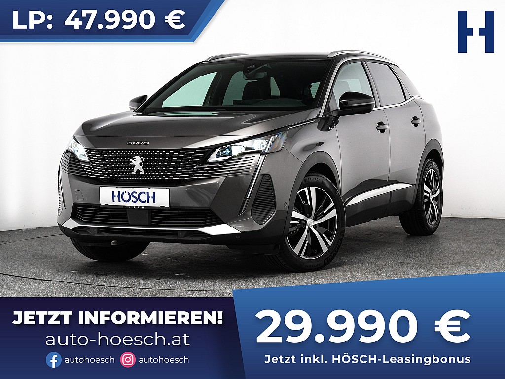 Peugeot 3008 SUV PureTech 130 GT Aut. MEGA-DEAL bei Autohaus Hösch GmbH in 