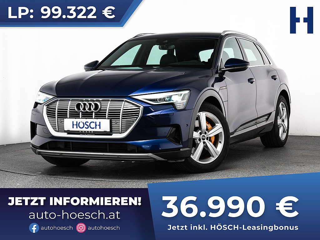 Audi e-tron 55 quattro Advanced LUFTFAHRWERK LEDER bei Autohaus Hösch GmbH in 