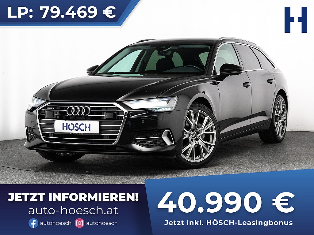Audi A6 Avant 40 TDI quattro AHK STHZ ASSISTENZ -49% bei Autohaus Hösch GmbH in 