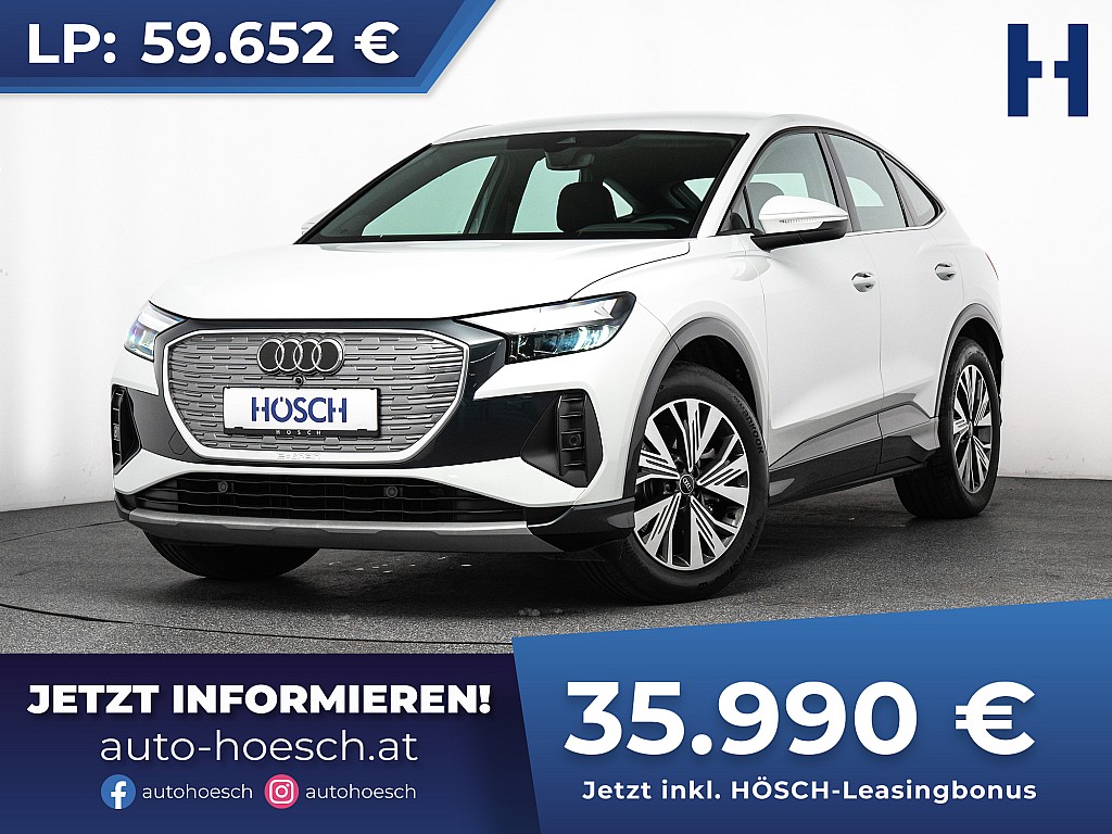Audi Q4 SB e-tron 40 Advanced MEGADEAL WIE NEU -40% bei Autohaus Hösch GmbH in 