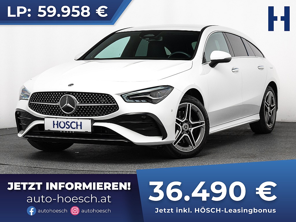 Mercedes-Benz CLA 250e SB AMG AHK BURMESTER R-KAM++ bei Autohaus Hösch GmbH in 